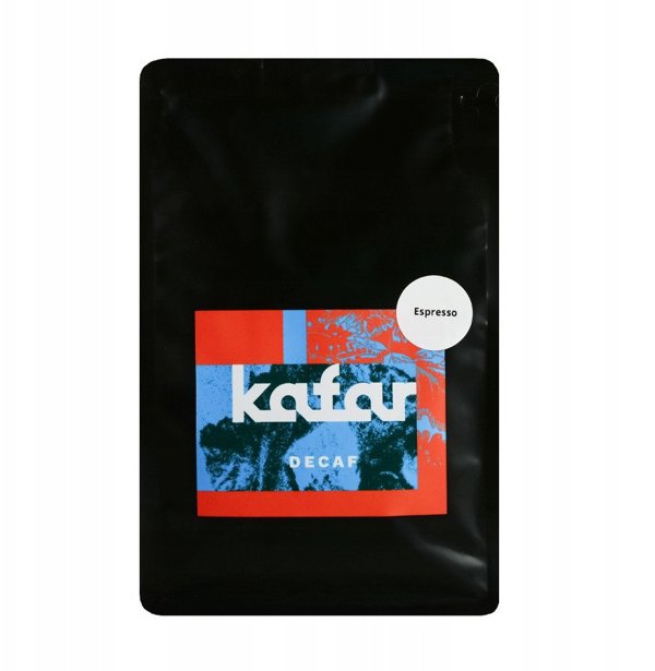 Kawa ziarnista Kafar Kolumbia Tolima Decaf bezkofeinowa 250g