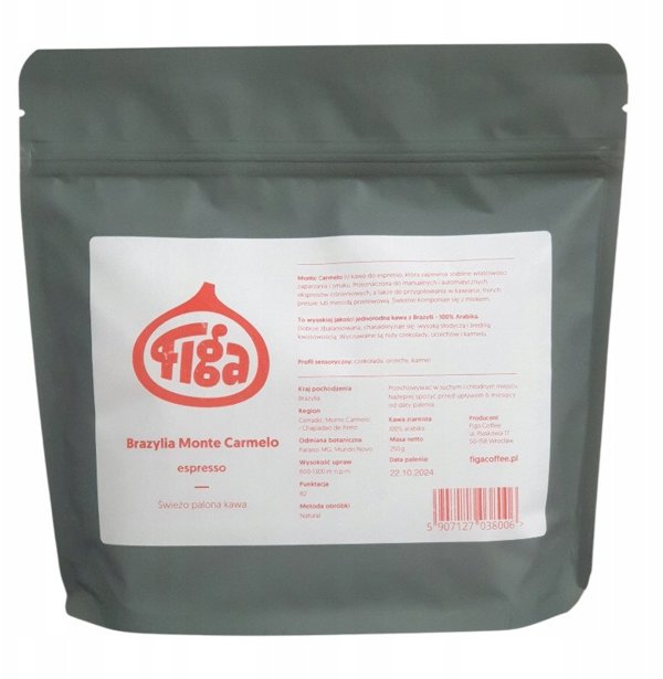 Kawa ziarnista Figa Coffee Brazylia Monte Carmelo ESPRESSO 250g