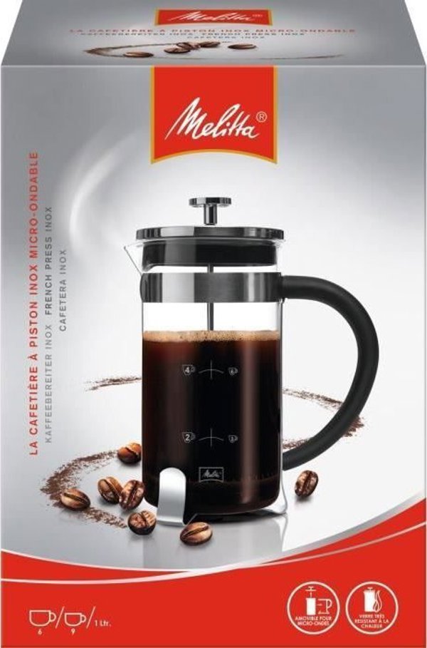 Καφετιέρα Melitta Καφετιέρα με πιστόνι Melitta Premium 1 L 8 lky