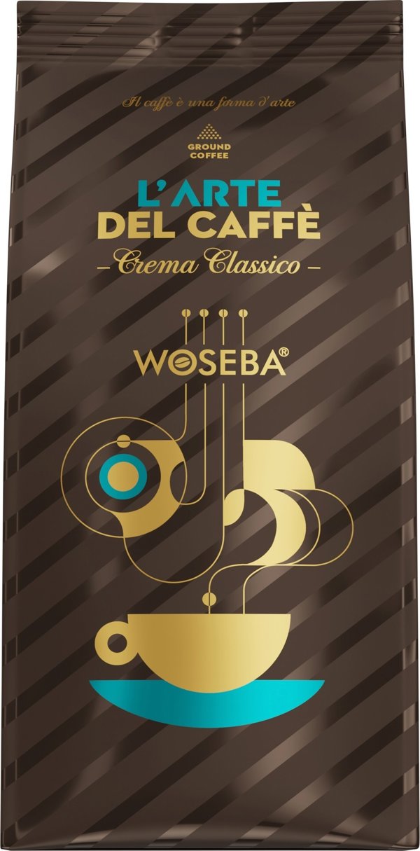 Αλεσμένος καφές Woseba Καφές WOSEBA L’arte del caffè, Crema Classico, αλεσμένος, 250g
