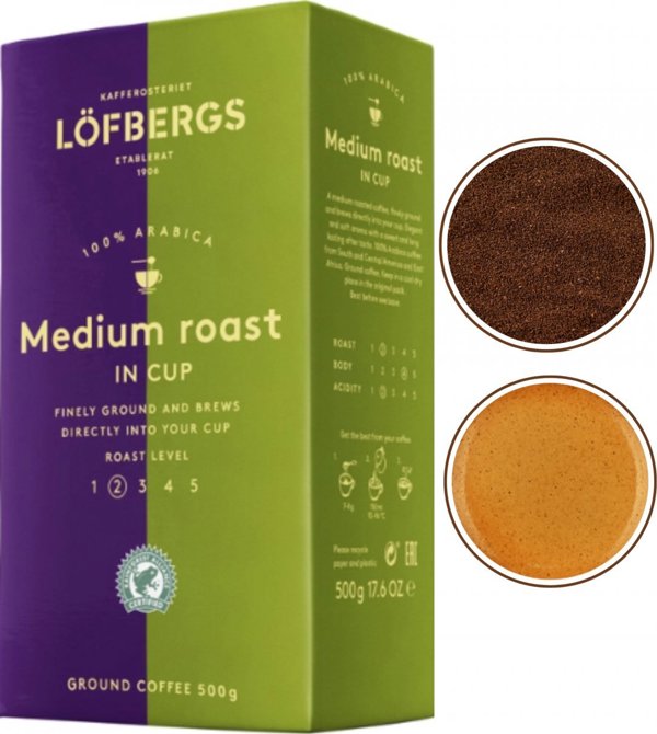 Kawa mielona Lofbergs Medium Roast 500 g