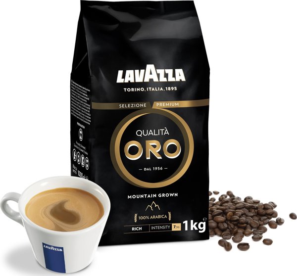 Καφές σε Κόκκους Lavazza Qualità Oro Mountain Grown, 100% Arabica, Μεσαίο Ψήσιμο, 1kg