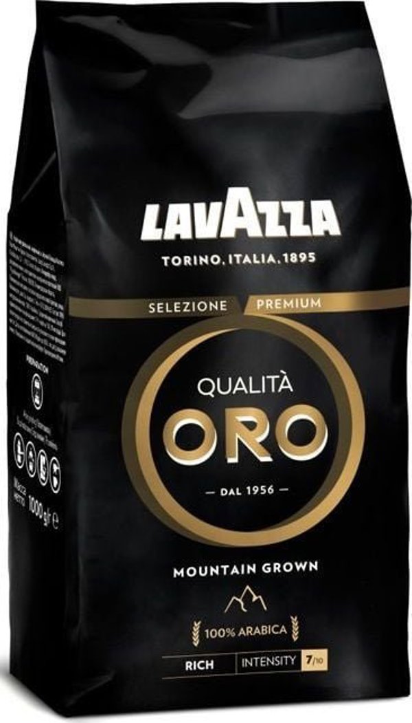 Καφές σε Κόκκους Lavazza Qualità Oro Mountain Grown, 100% Arabica, Μεσαίο Ψήσιμο, 1kg