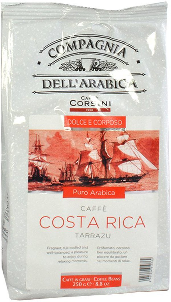 Kawa ziarnista Compagnia Dell'Arabica Costa Rica Tarrazu 250g