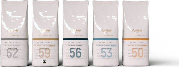 Kawa ziarnista Cornella 3x Kawa ziarnista CORNELLA Coffee Service 62 1 kg