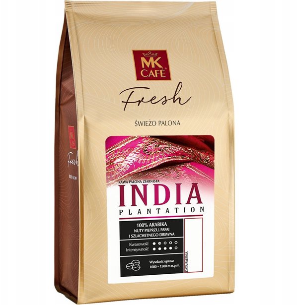 Kawa ziarnista MK Cafe Fresh India Plantation 1kg