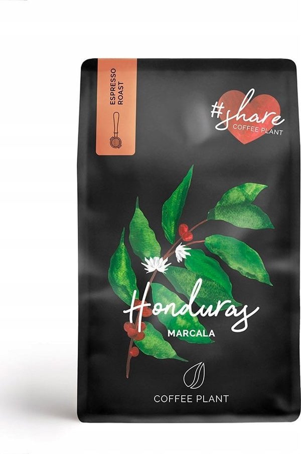 Καφές σε κόκκους Coffee Plant COFFEE PLANT - Ονδούρα Λα Παζ Μαρκάλα Πλυμένος Εσπρέσο 250g