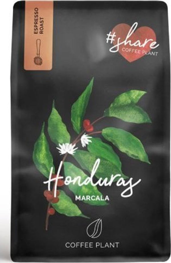 Καφές σε κόκκους Coffee Plant COFFEE PLANT - Ονδούρα Λα Παζ Μαρκάλα Πλυμένος Εσπρέσο 250g