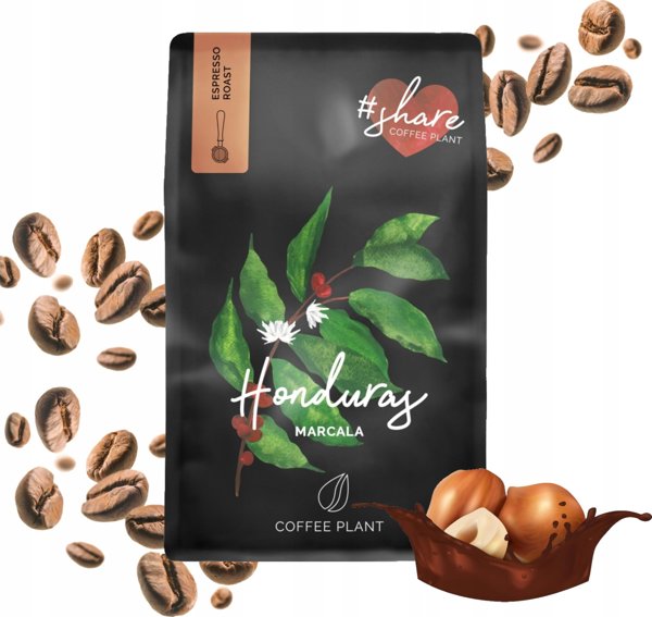 Καφές σε κόκκους Coffee Plant COFFEE PLANT - Ονδούρα Λα Παζ Μαρκάλα Πλυμένος Εσπρέσο 250g