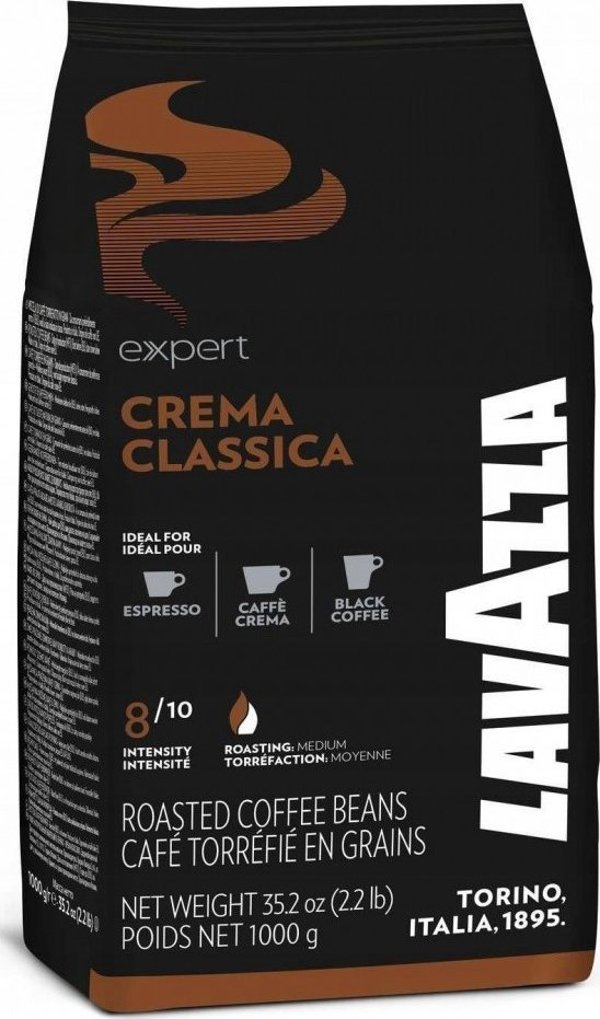 Lavazza Expert Crema Classica Καφές σε Κόκκους 1kg - Χαρμάνι Arabica & Robusta