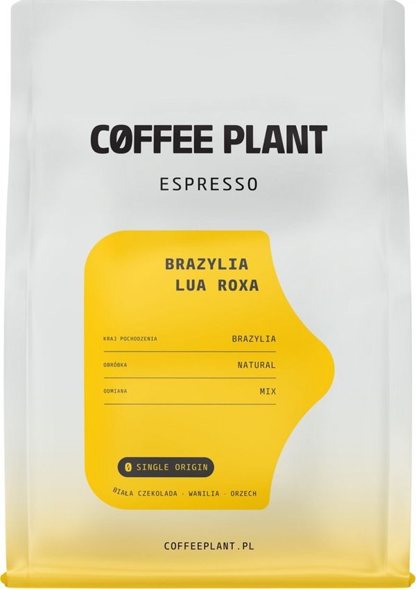 Καφές σε κόκκους Coffee Plant Espresso Βραζιλία Lua Roxa 250 g