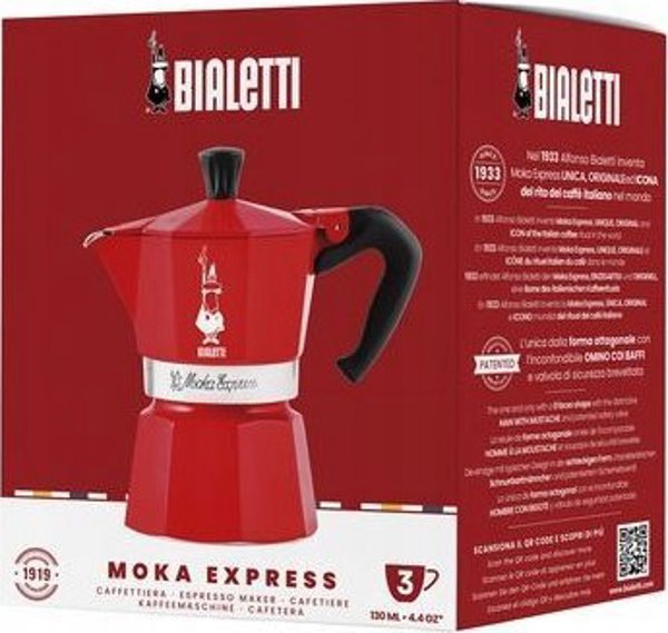 Bialetti Καφετιέρα Moka Express Nutcracker 3 Φλιτζάνια