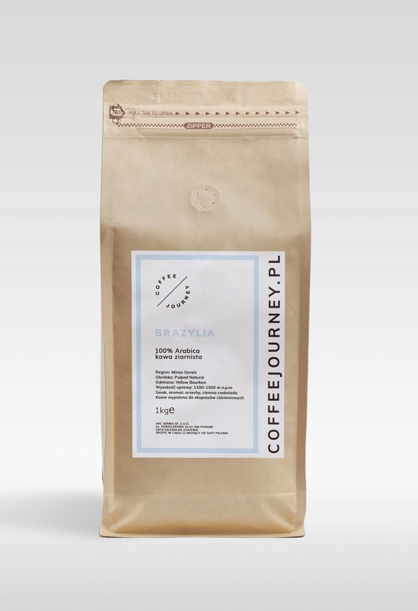 Kawa ziarnista Coffee Journey Brazylia 1kg