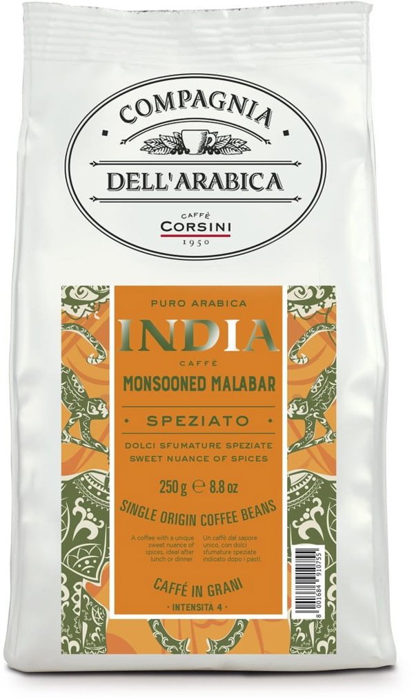 Kawa ziarnista Compagnia Dell'Arabica India Monsooned Malabar 250g