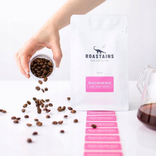 Kawa ziarnista Roastains Mexico Golden Dates FILTR 250g