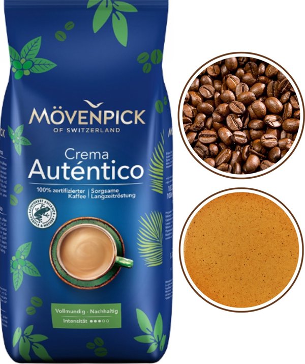 Movenpick El Autentico Καφές σε Κόκκους, 90% Arabica & 10% Robusta, 1kg