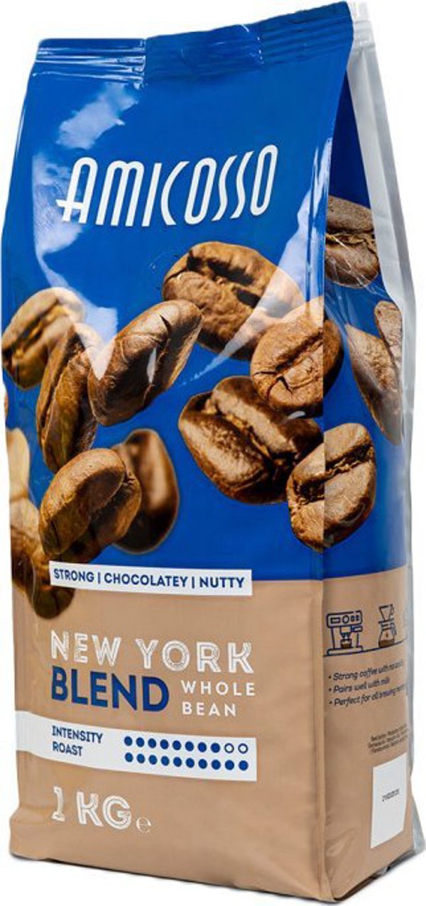 Καφές σε κόκκους New York Coffee Amicosso New York Blend, 1 kg