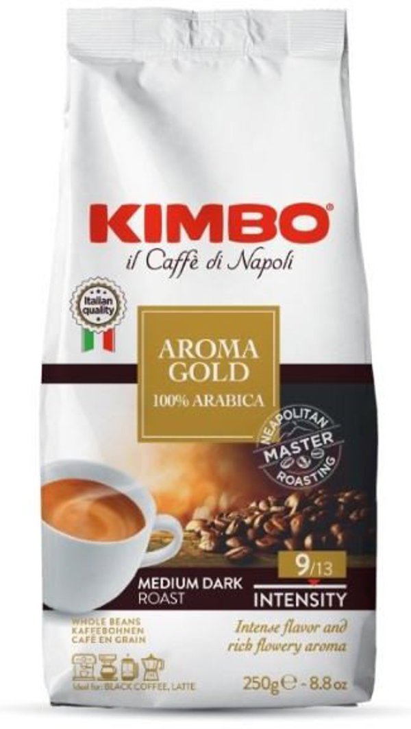Καφές σε κόκκους Kimbo Aroma Gold 250 g