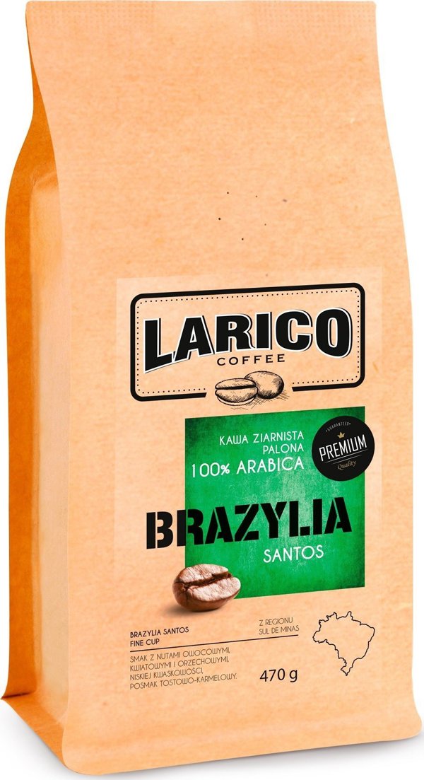 Καφές σε κόκκους Larico Βραζιλία Santos 470 g