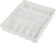 Keeeper Θήκη Οργάνωσης Μαχαιροπίρουνων Filippa 1046 με 13 Θήκες και Συρόμενο Κάλυμμα, Λευκή