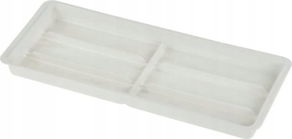 Keeeper Θήκη Οργάνωσης Μαχαιροπίρουνων Filippa 1046 με 13 Θήκες και Συρόμενο Κάλυμμα, Λευκή
