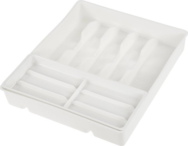 Keeeper Θήκη Οργάνωσης Μαχαιροπίρουνων Filippa 1046 με 13 Θήκες και Συρόμενο Κάλυμμα, Λευκή