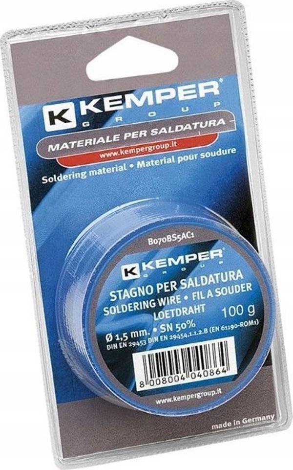 Kemper Solder "KEMPER" 1.5 mm 100 g SN 50%