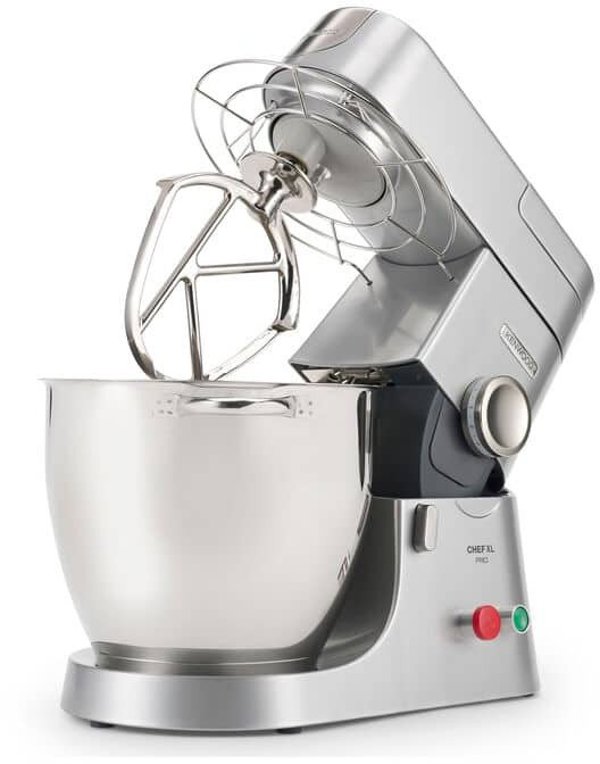 Kenwood Chef XL Pro, 6.7 L, Ασημί, Κουμπιά, Περιστροφικό, 2.4 L, 910 g, Ανοξείδωτο ατσάλι