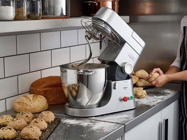 Kenwood Chef XL Pro, 6.7 L, Ασημί, Κουμπιά, Περιστροφικό, 2.4 L, 910 g, Ανοξείδωτο ατσάλι
