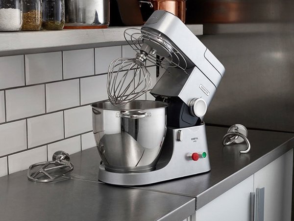 Kenwood Chef XL Pro, 6.7 L, Ασημί, Κουμπιά, Περιστροφικό, 2.4 L, 910 g, Ανοξείδωτο ατσάλι