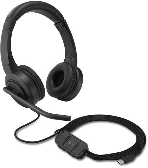 Kensington H1000 Wired Headset USB-C, Black