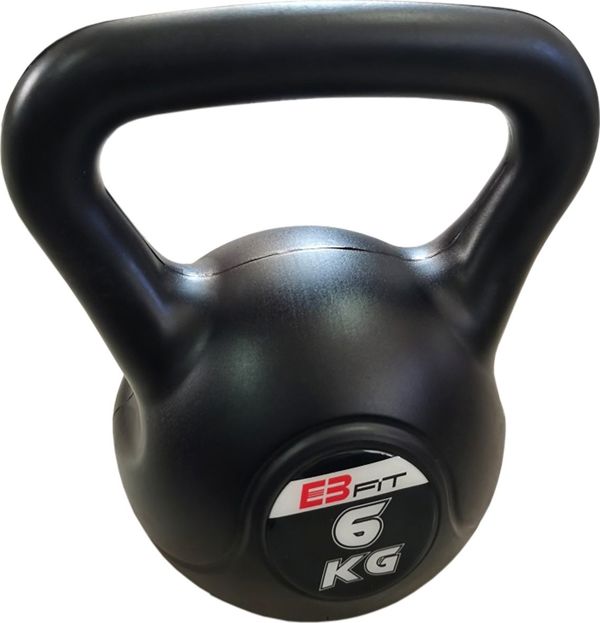 Kettlebell Eb Fit ασφαλτική 6 κιλών 7567424 5902431025773