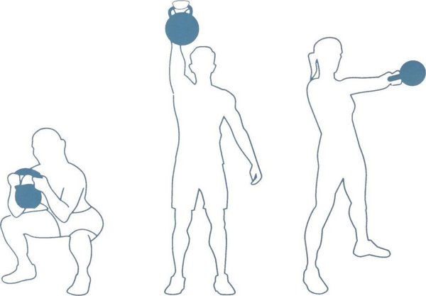 Kettlebell UMBRO Βάρος άσκησης σύνθετο kettlebell UMBRO 2 kg