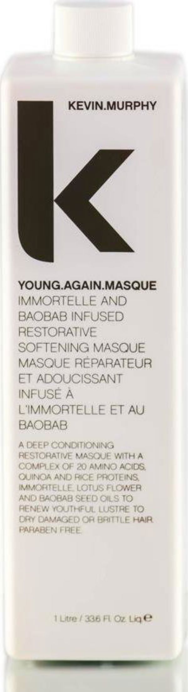 Kevin Murphy Young Again Masque Μάσκα Μαλλιών για Επανόρθωση & Ενδυνάμωση 1000ml
