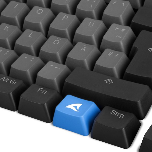 Keychron Sharkoon SKILLER SAC20, keycap (μαύρο, 115 κομμάτια, διάταξη ISO (DE))