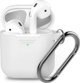 KeyBudz Θήκη AirPods 1/2 Elevate Σιλικόνης - Λευκό