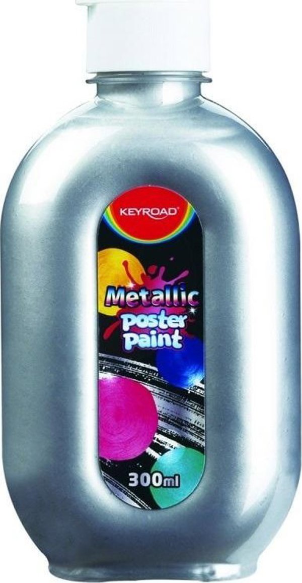 Keyroad Μεταλλική τέμπερα KEYROAD, 300ml, μπουκάλι, ασημί