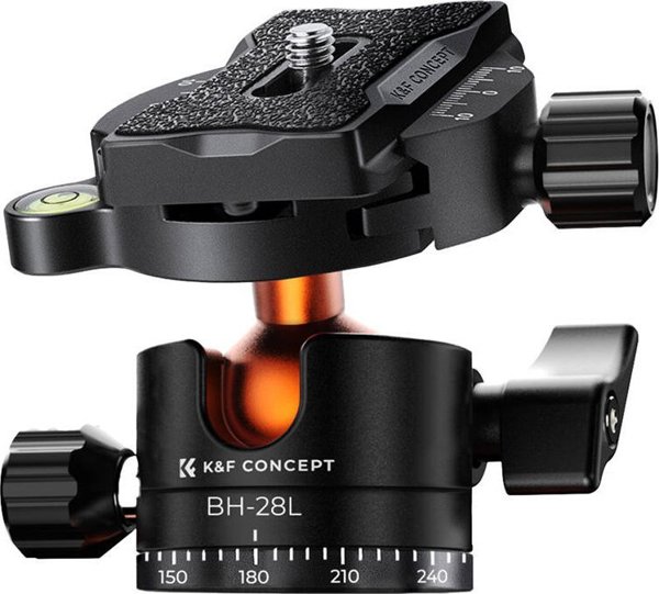 K&F Concept K254A3+BH-28L Τρίποδο φωτογραφικής μηχανής
