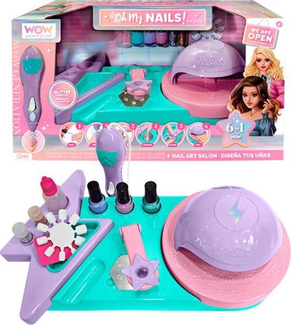 Στούντιο σχεδιασμού νυχιών "Nail Salon" WoW Generation WOW00028 Kids Euroswan