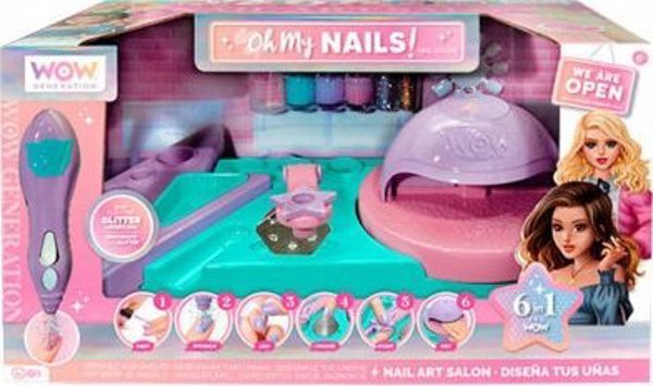 Στούντιο σχεδιασμού νυχιών "Nail Salon" WoW Generation WOW00028 Kids Euroswan