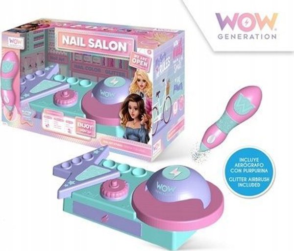 Στούντιο σχεδιασμού νυχιών "Nail Salon" WoW Generation WOW00028 Kids Euroswan