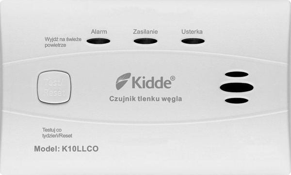 Kidde Ανιχνευτής Μονοξειδίου του Άνθρακα K10LLCO, 10ετής Διάρκεια Ζωής με Ενσωματωμένη Μπαταρία