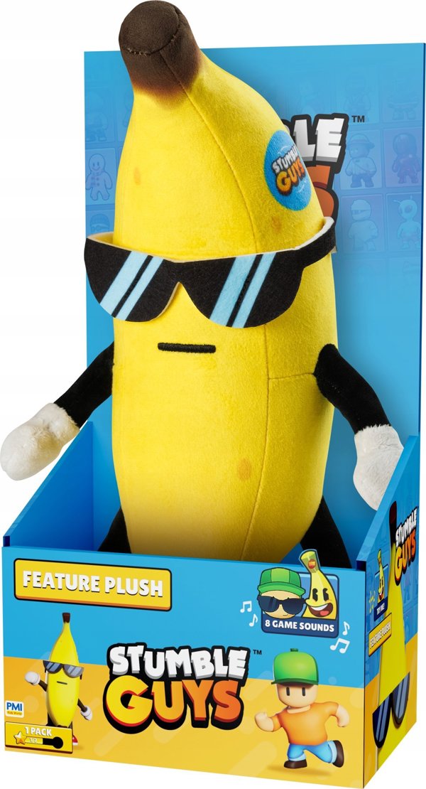 Kids World *****STUMBLE GUYS Λούτρινο χαρακτηριστικό 25cm MrStumb.89199
