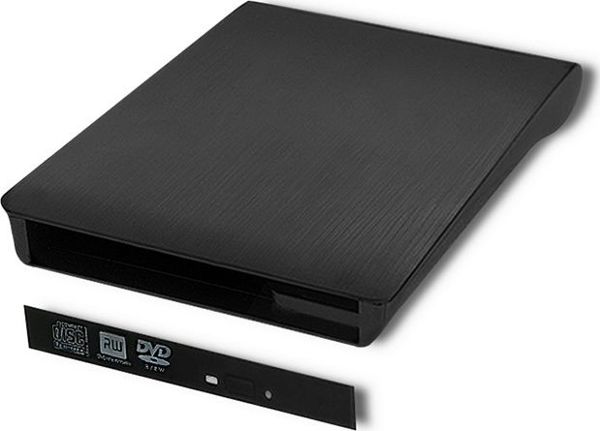Θήκη QOLTEC για μονάδα CD/DVD SATA - USB 2.0 (51863)