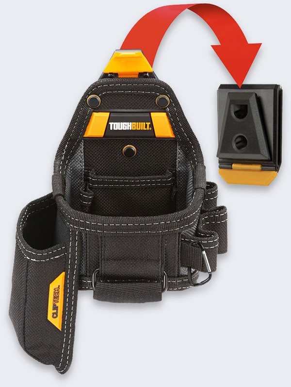 Θήκη ToughBuilt ClipTech Tape Knife Pouch Μαύρο