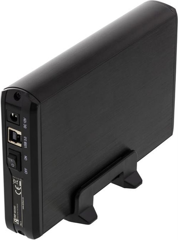 Θήκη Deltaco HDD DELTACO SATA 3.5" USB 3.0, μαύρη / MAP-GD33U3