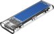 Θήκη Orico για δίσκο SDD M.2 Orico, NVME, USB-C 3.1 Gen.2, 10Gbps (μπλε)