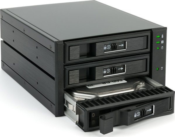 Κελύφος Fantec FANTEC BP-T2131, SAS & SATA backplane για 3x 3.5"/2.5" HDD/SSD, μαύρο