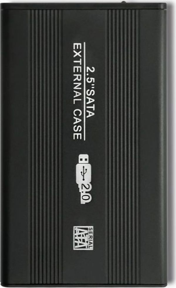 Θήκη QOLTEC QOLTEC Θήκη αλουμινίου για δίσκους HDD/SSD 2.5 SATA3 | USB 2.0| Μαύρο