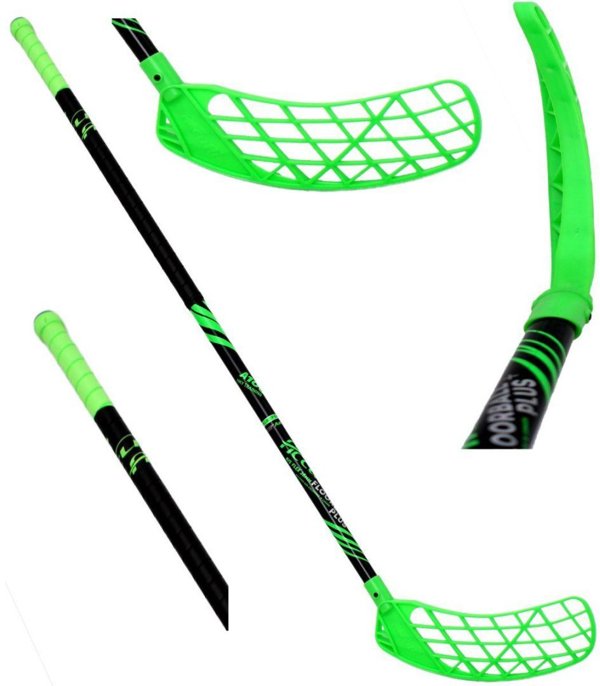 XQMax Μπαστούνι Floorball Unihoc Airtek 100cm Πράσινο για Δεξιόχειρες